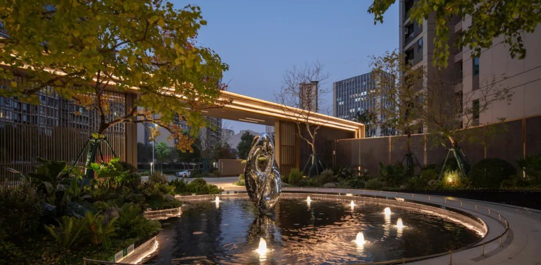 宁波新希望堇麟上府云汀大区|雕塑软装设计|尚沃出品-14