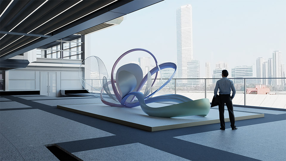 阿里巴巴全球总部访客中心艺术品丨中国杭州丨李令艺术工作室-151