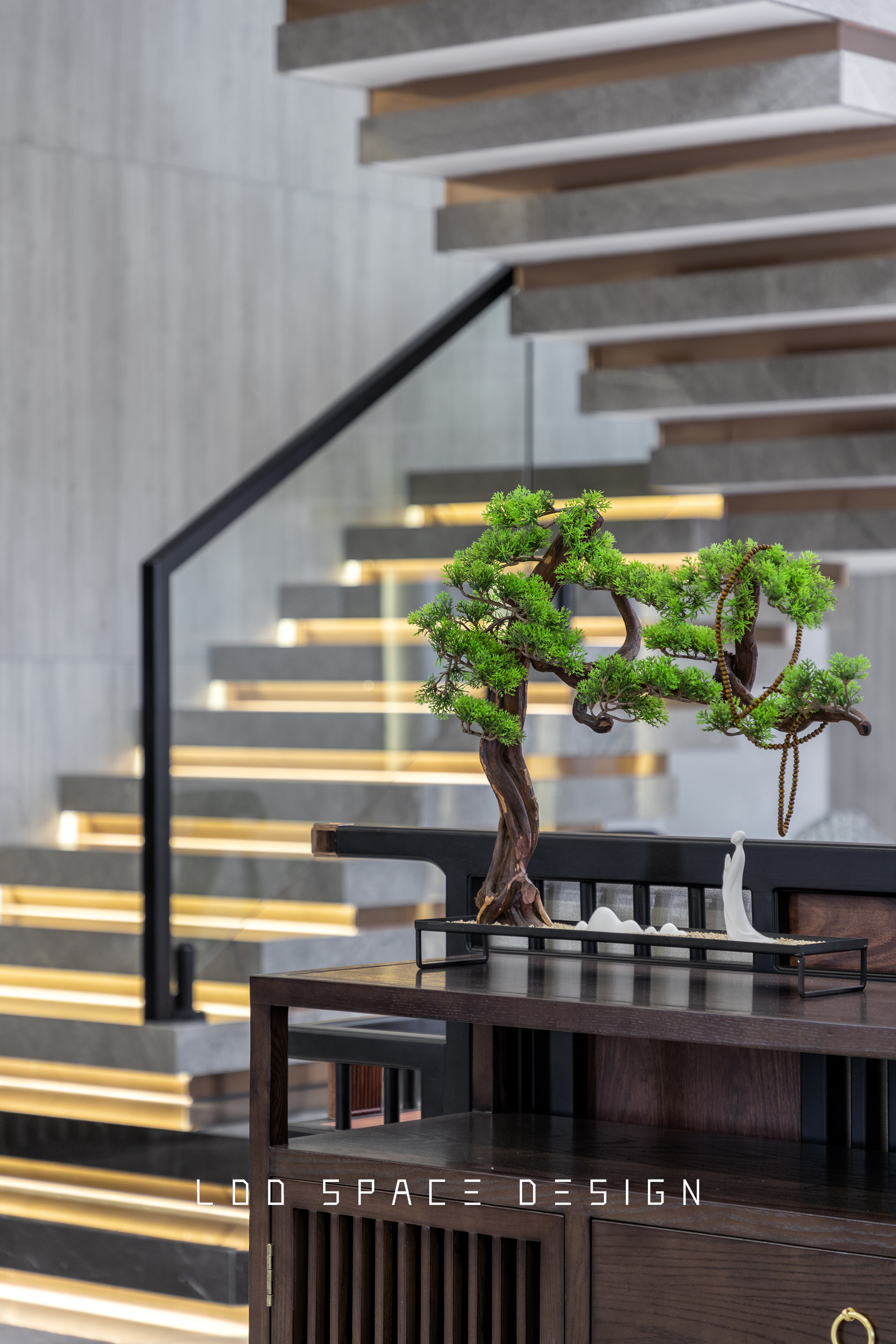 现代中式风格自建房设计丨中国丨周良艺术空间设计-20