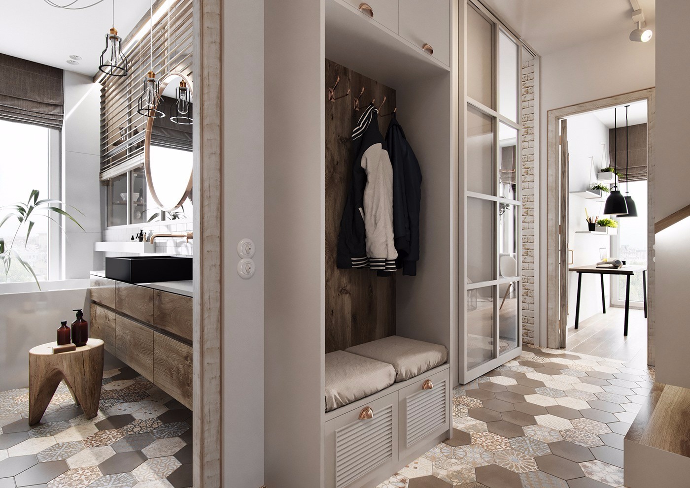 乌克兰基辅北欧风联排别墅设计-12