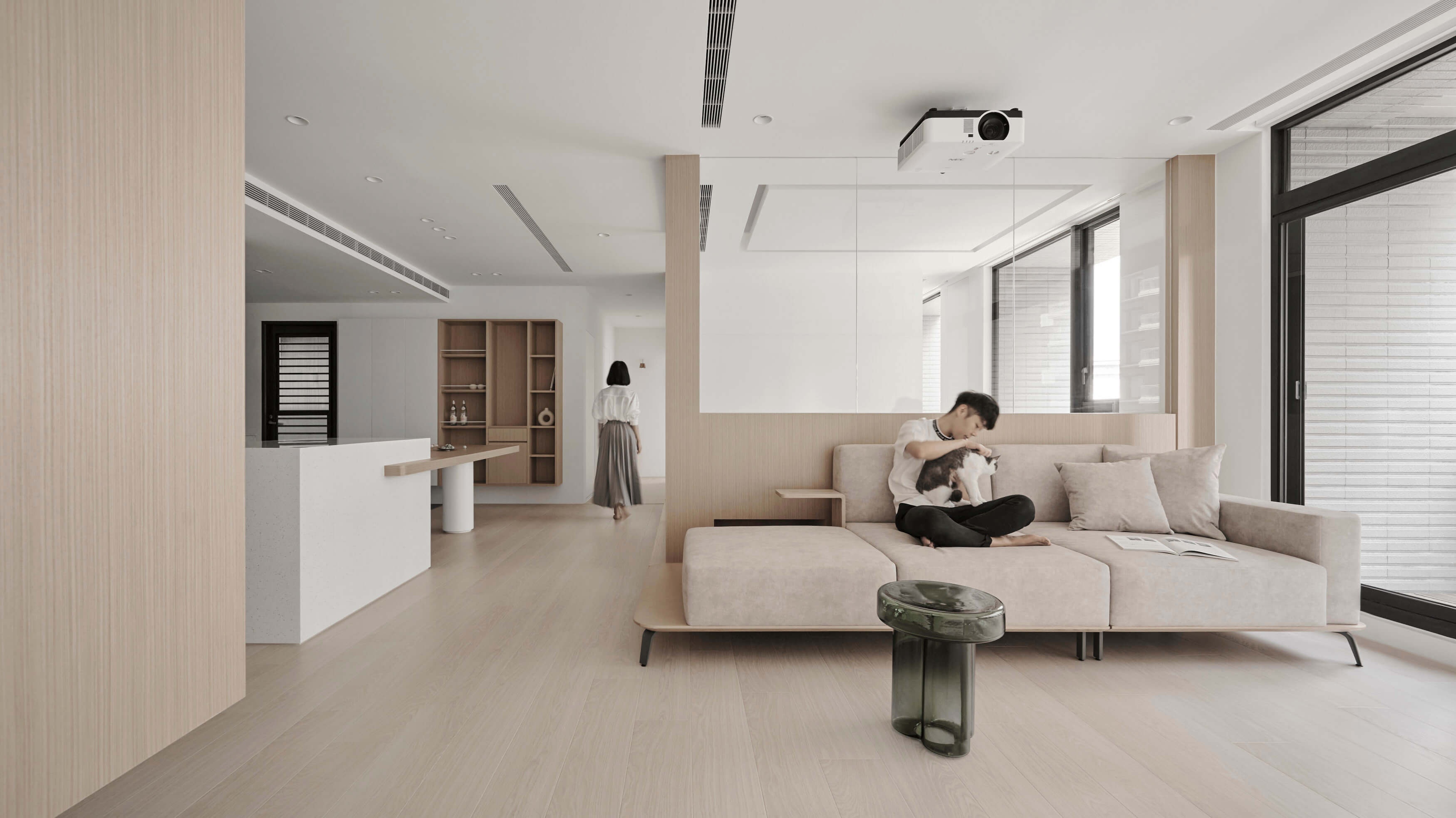 缭绕时时 通透开放的家丨寓子设计-21