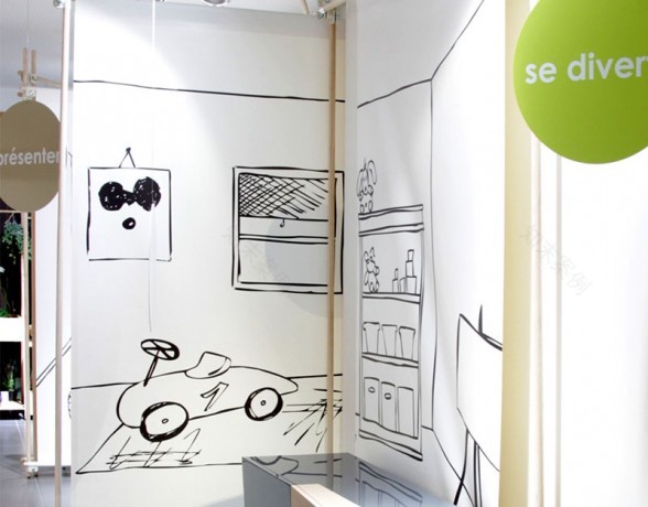 A4 Designers设计的展会布置装置丨法国第戎-14