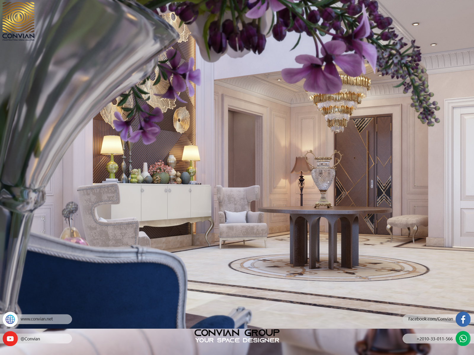 Neo-Classic Villa Reception-2