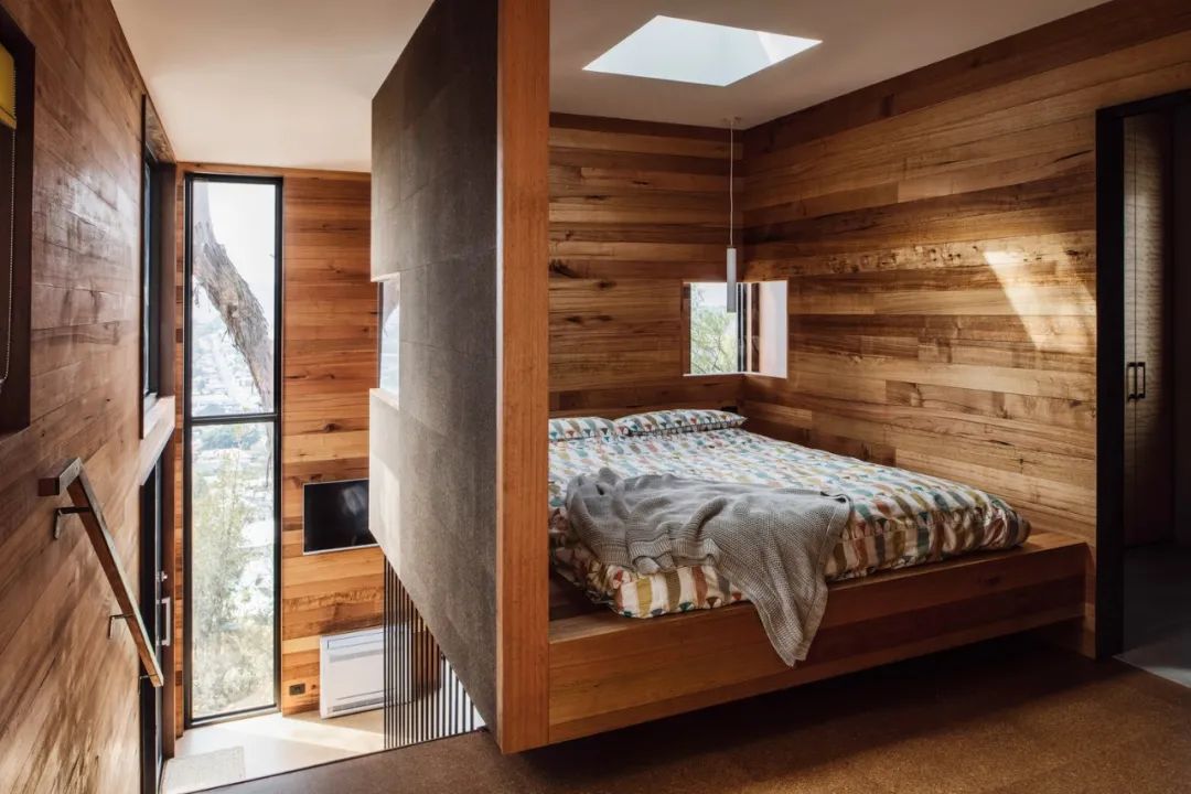 塔斯马尼亚山脊上的迷你鸟舍工作室丨澳大利亚朗塞斯顿丨Birdhouse工作室-14