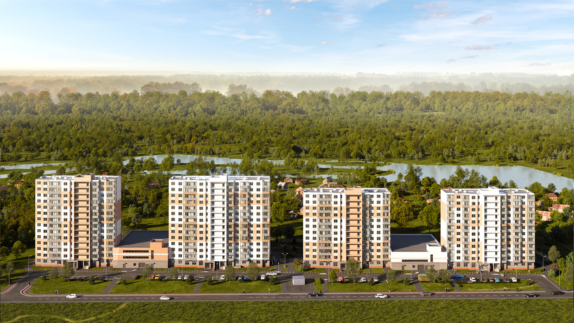 ЖК «Цветной город»（“彩色城市”住宅小区）丨俄罗斯圣彼得堡丨«Планета Генплан»（“行星总规划”设计公司）-8