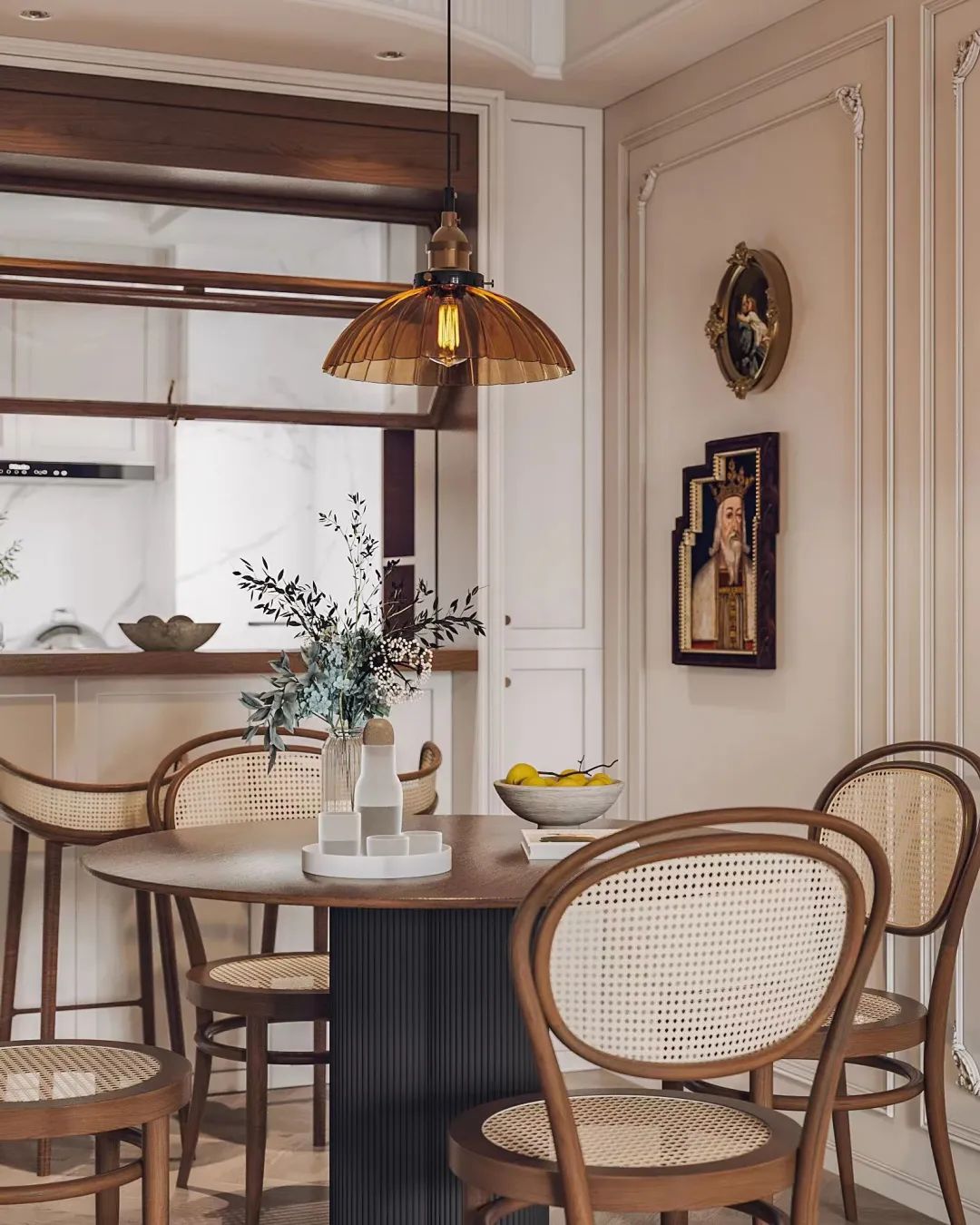 Original Design | 华侨城欢乐天际130平-百看不厌的法式中古风，谁说只有豪宅才能摩登复古？-39