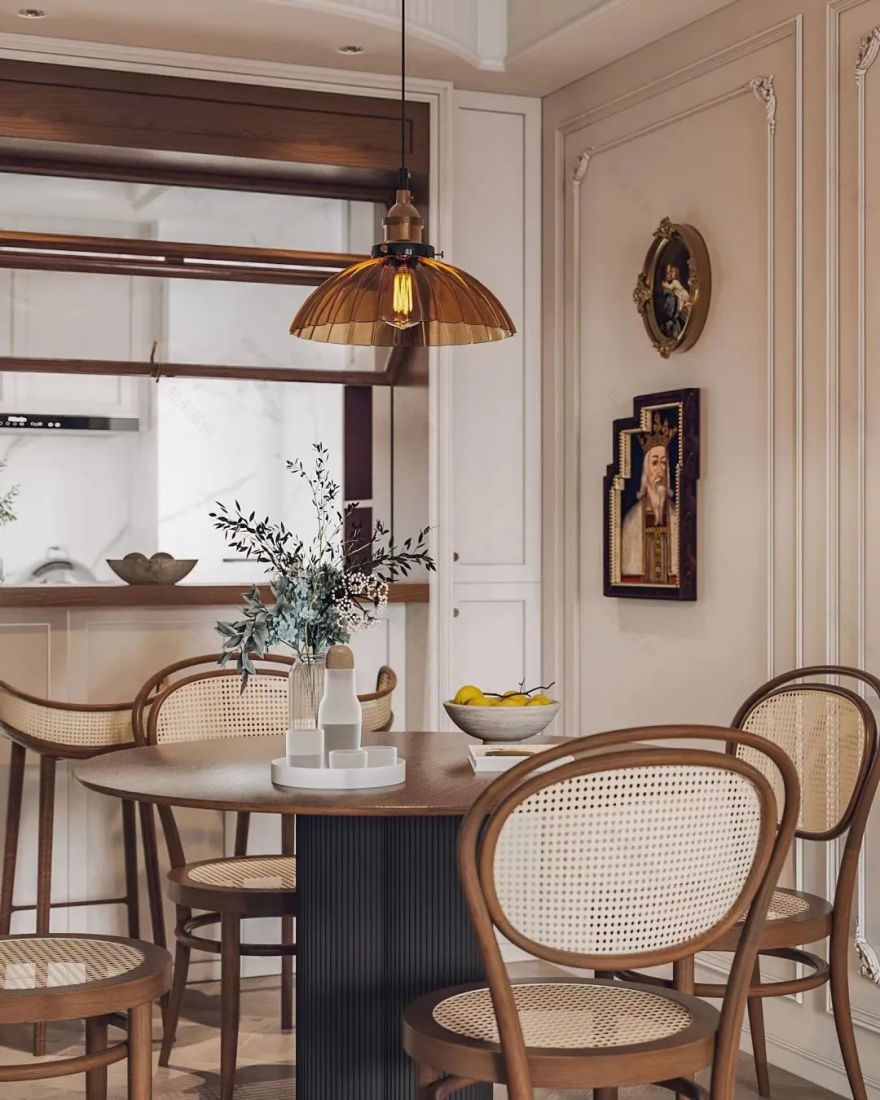 Original Design | 华侨城欢乐天际130平-百看不厌的法式中古风,谁说只有豪宅才能摩登复古?-39