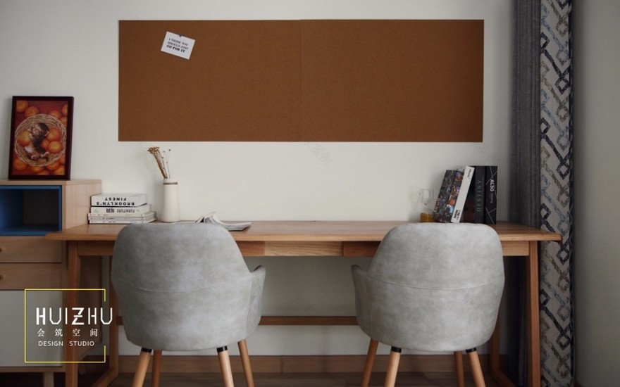 100㎡现代简约住宅 会筑空间设计-21