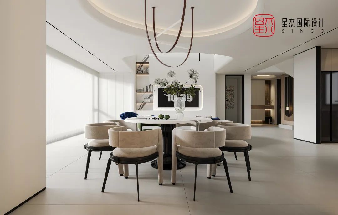 碧海蓝天的家 · 261㎡现代简约叠墅设计丨星杰-34