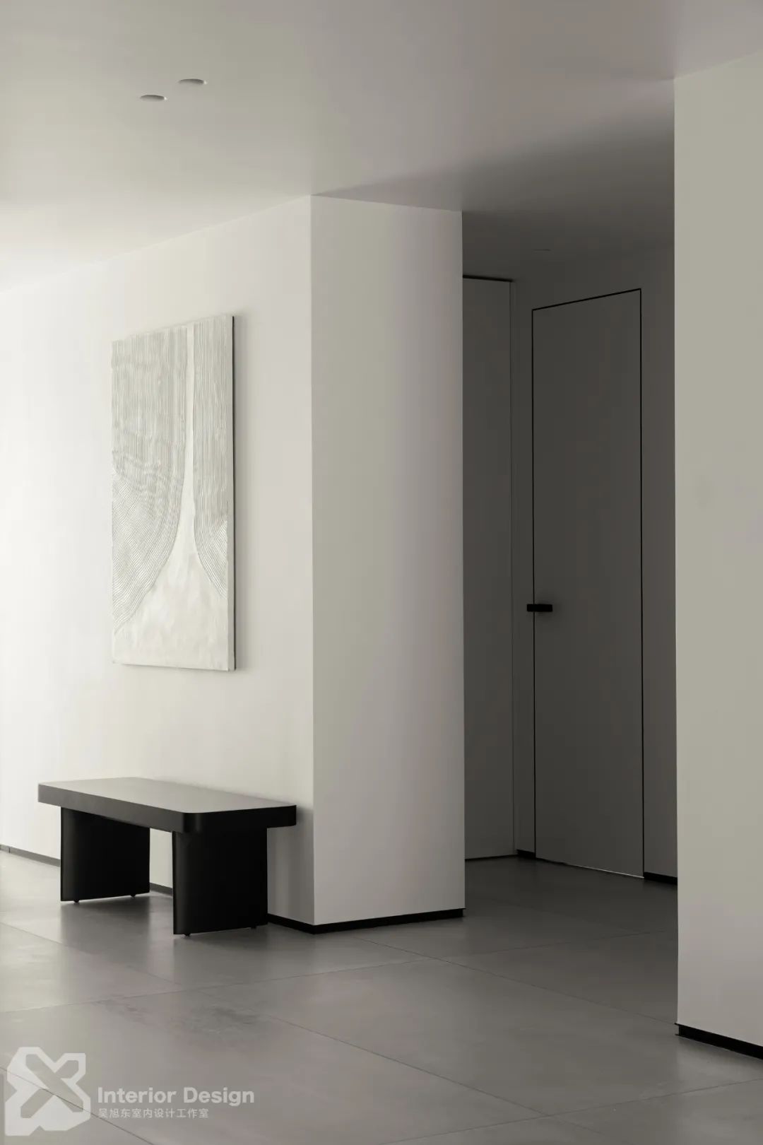 东阳 420㎡极简复式,黑白灰构建纯粹空间-49