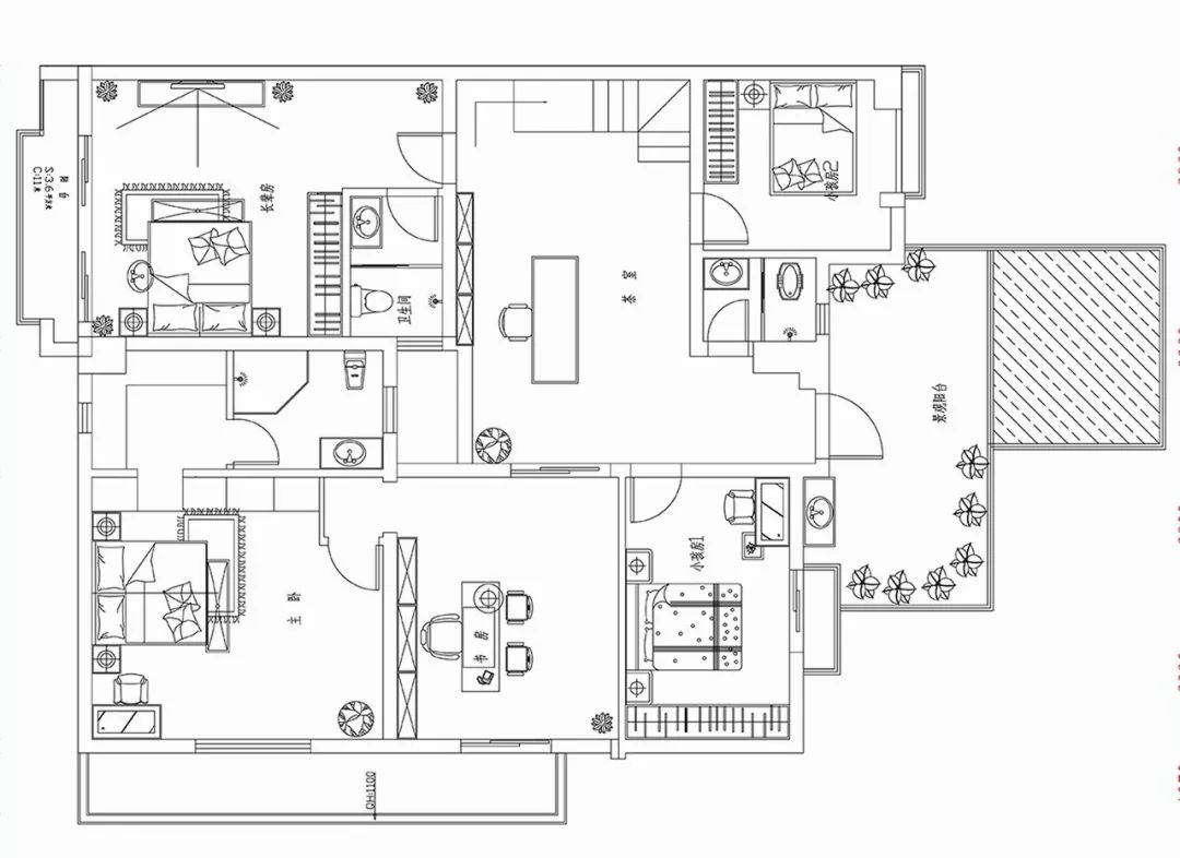 新中式风格万科渝园设计,融合环境风水与空间哲学-19