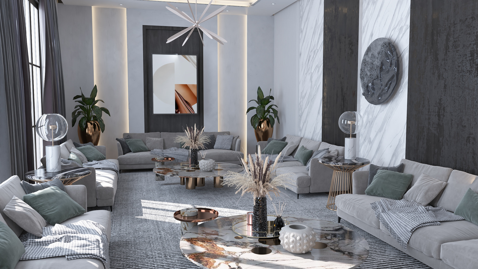 现代室内 majlis 设计 阿联酋丨阿联酋-11