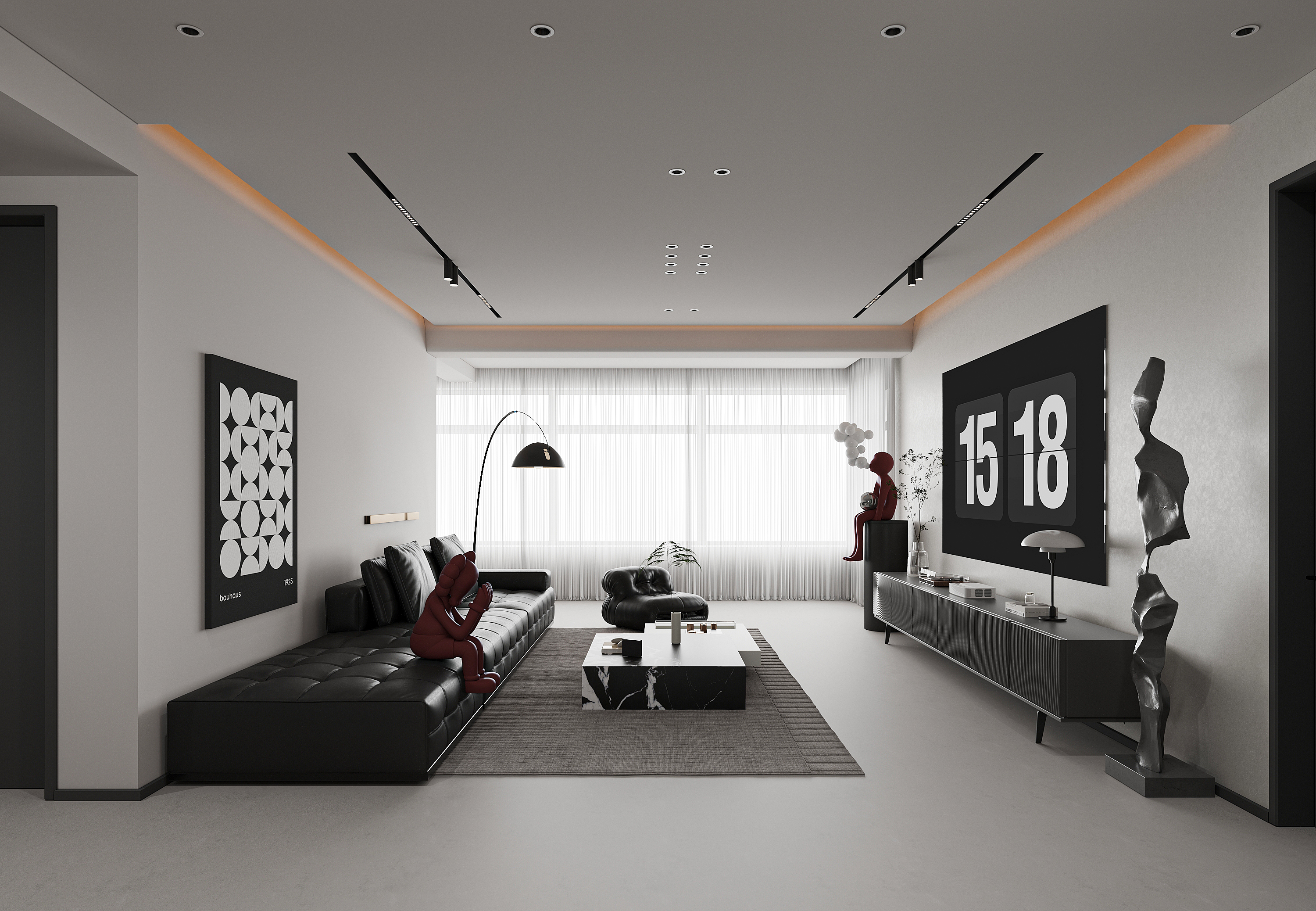 玖玺台 133 平室内设计-4