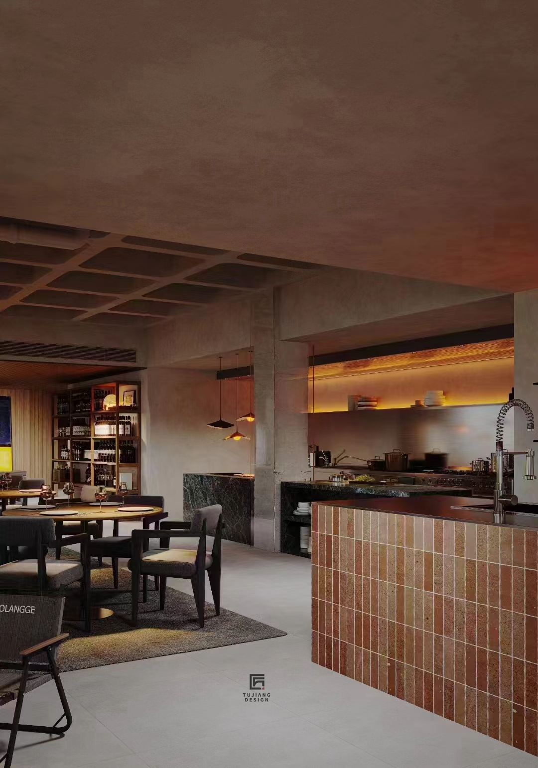 工装餐饮空间设计案例｜让就餐充满仪式感-5