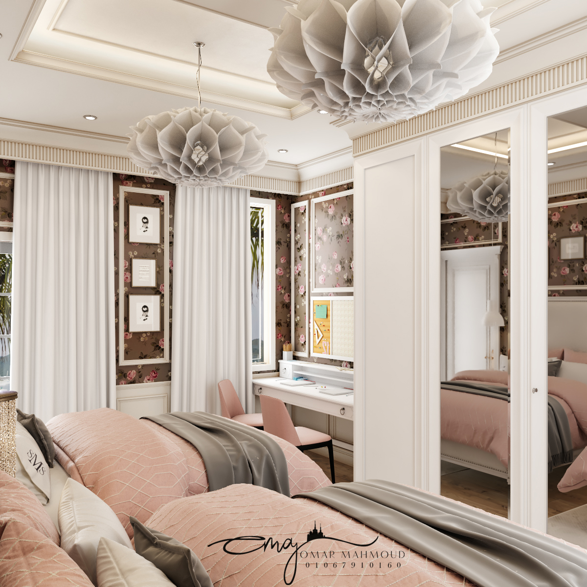 new classic interior design house 120m-9