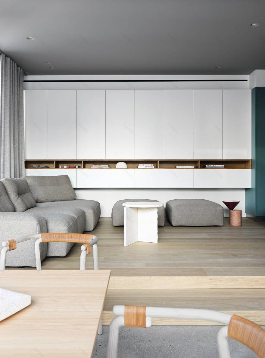 隐藏式储物系统 | 打造整洁又美观的客厅-9