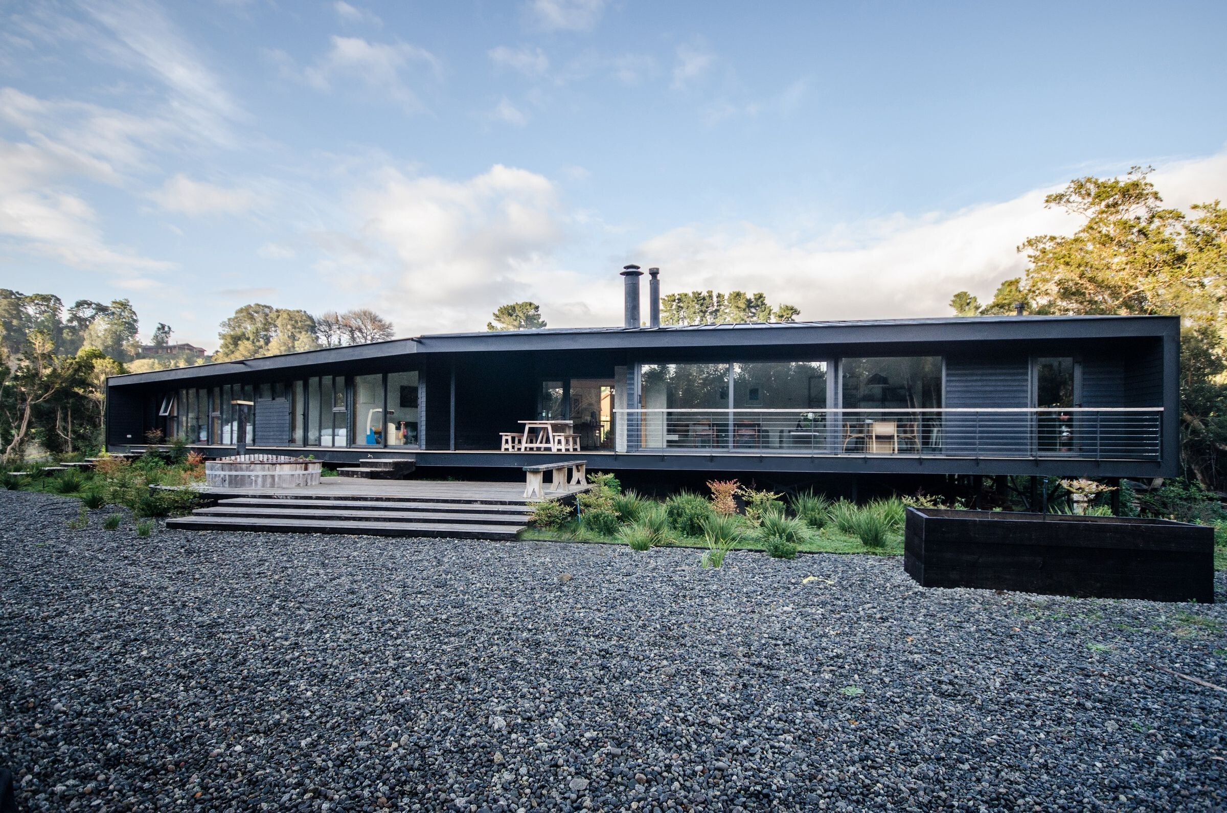 智利森林中的悬浮之家-14