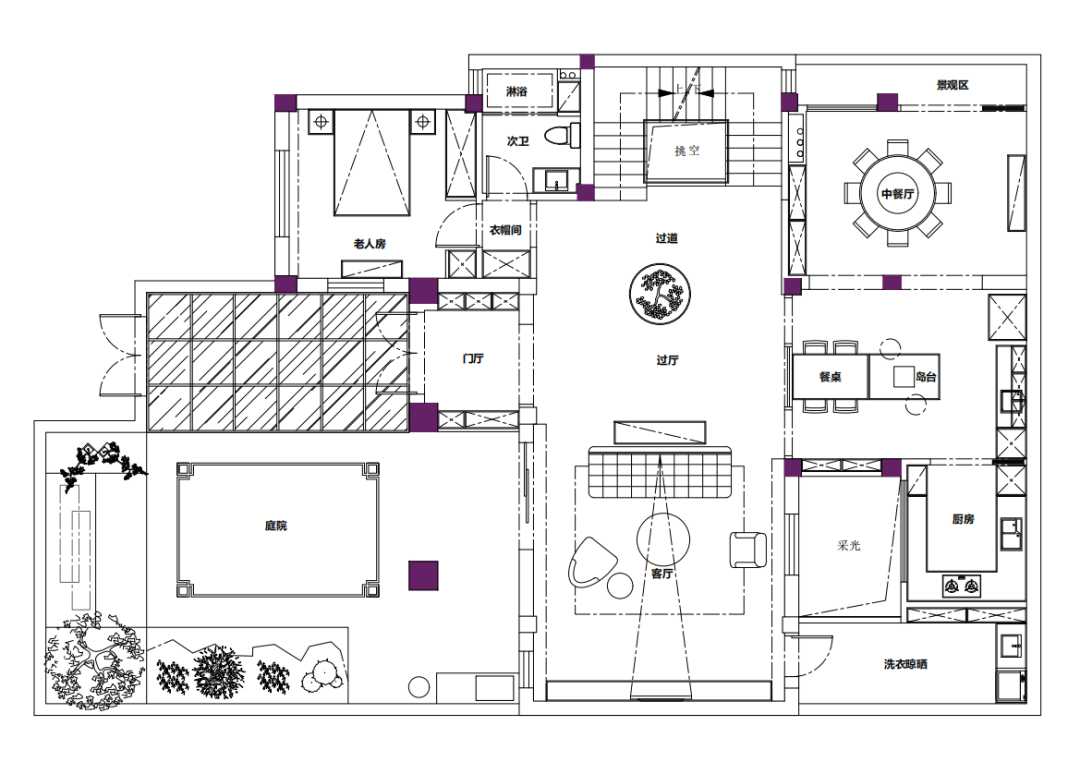MHOO|绿城诚园380㎡中式轻奢：在时光里，晕染东方诗意-51