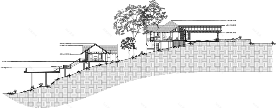 自然生活的石别墅-10