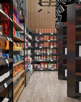 Texnomart Supermarket design