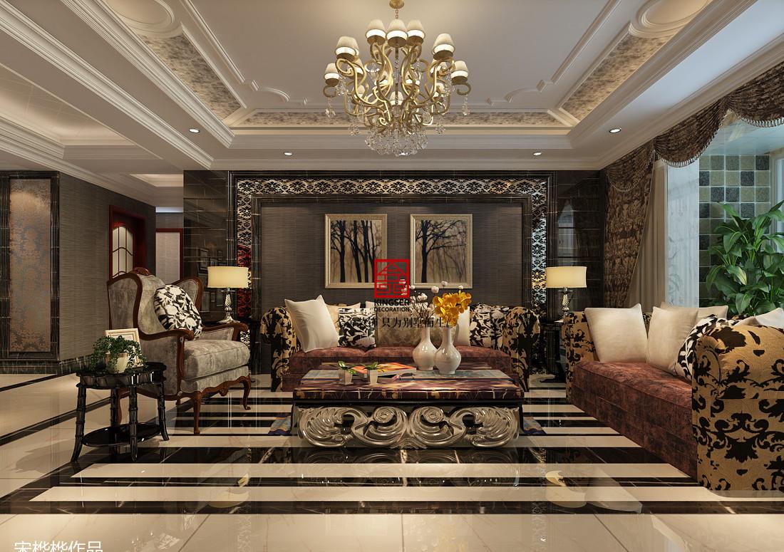 
阿尔卡迪亚荣盛城欧式怎么装—金舍装饰帮您 -6