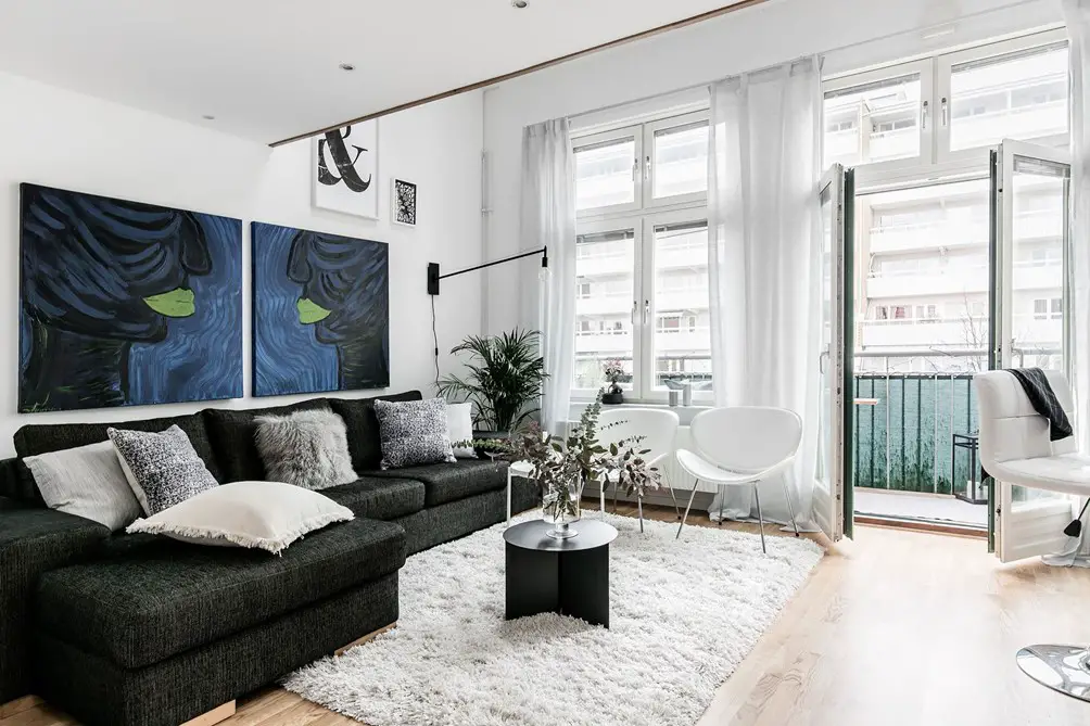 开放式设计展现 61 平米空间魅力-5