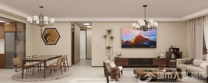 城市人家||城建京府168平方,复古原木,邂逅理想家~-13