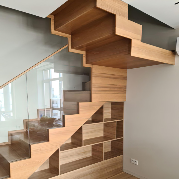 Gradius木质梯架式楼梯定制项目丨乌克兰基辅丨Gradius公司-4