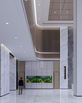 融社装饰经典案例--蓝睛灵办公楼