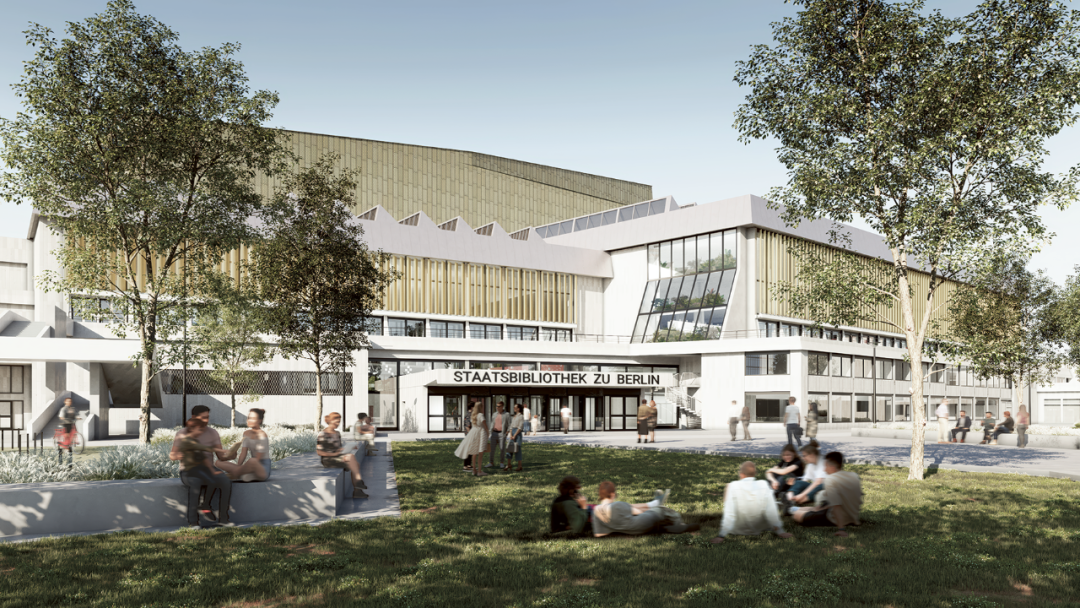 UMBAU展览|柏林国立图书馆：一座经典建筑的双重更新-1