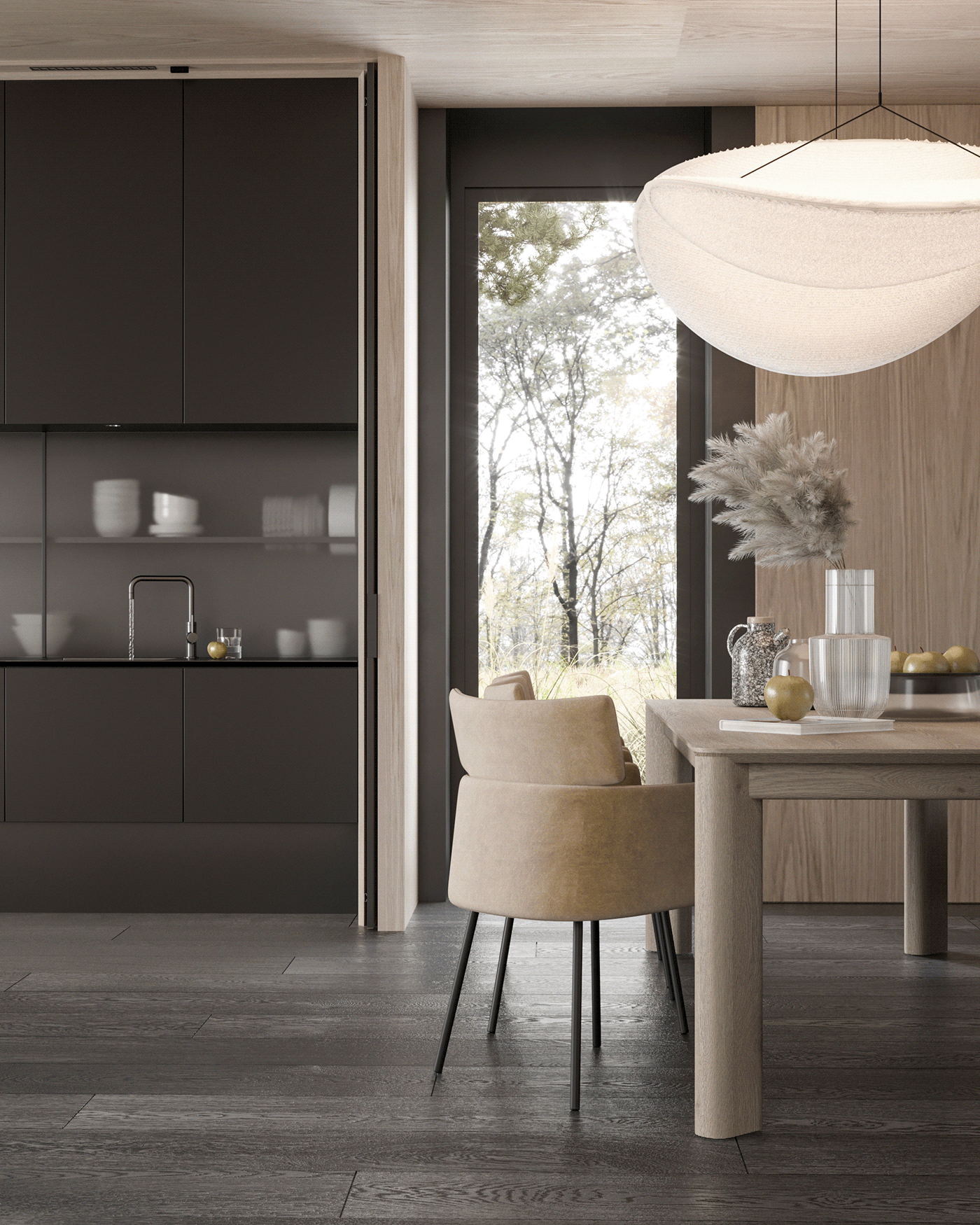 乌克兰基辅215㎡米色系公寓设计 超温馨！-8