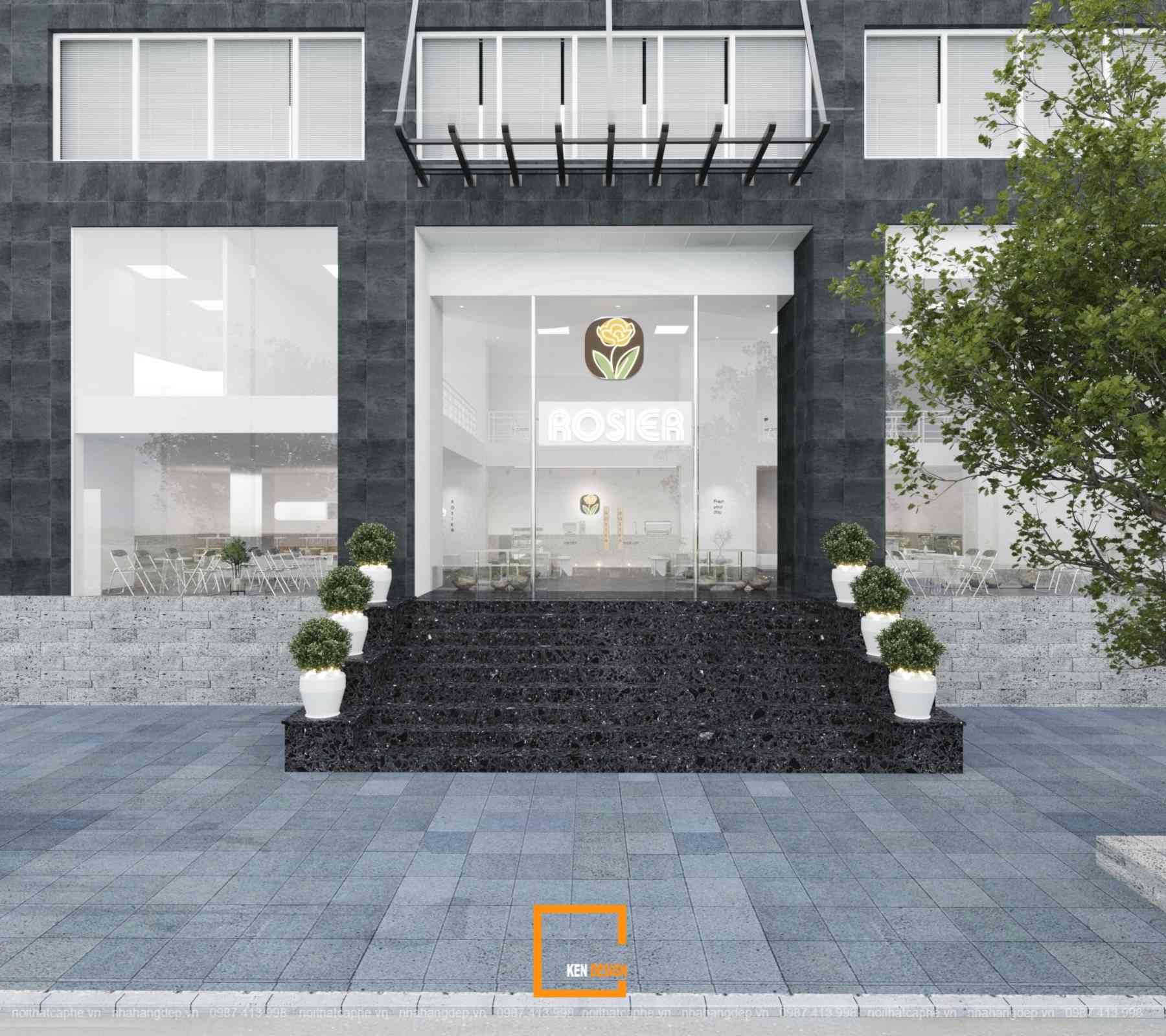 Rosier Nguyễn Như Uyên咖啡馆设计丨Ken Design-16