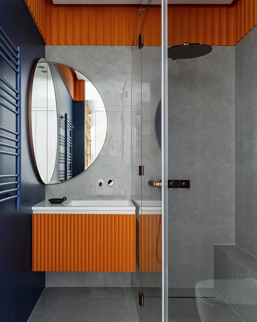 54㎡时尚简约单身公寓丨Aleksandra HelminskayaLeontieva-47