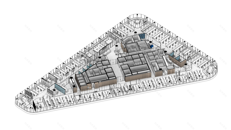 国际金融组织办公室设计丨T+T Architects-28