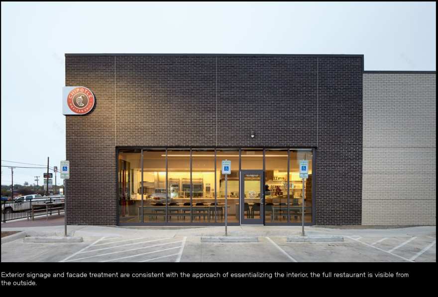 墨式烧烤3.0原型店
注:Chipotle常见指美国连锁餐饮品牌Chipotle Mexican Grill,一般译为墨式烧烤 这里根据语境推测Prototypes可理解为原型店 丨美国堪萨斯丨El Dorado-34