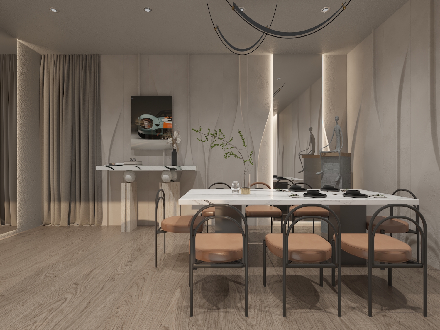 Living Room Design  Modern Elegance-5