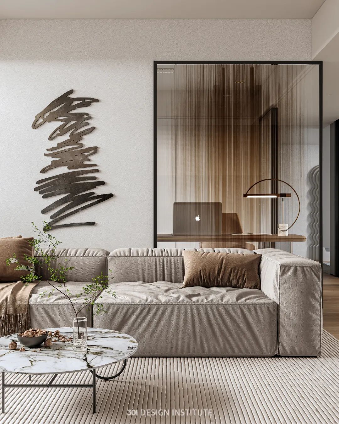 广州白云区 110㎡现代简约住宅设计丨中国广州丨301 设计研究所-14