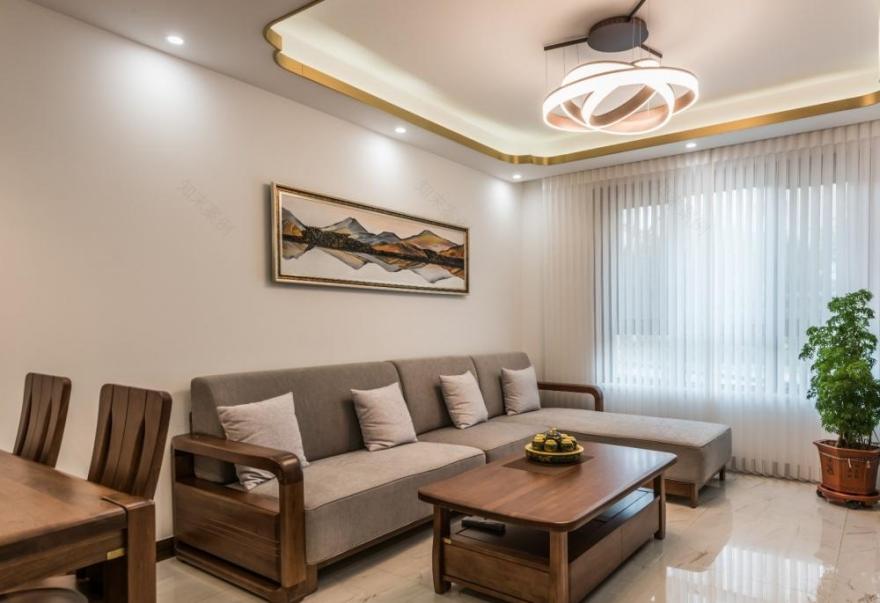 现代中式家居,实木与金属的完美碰撞-0