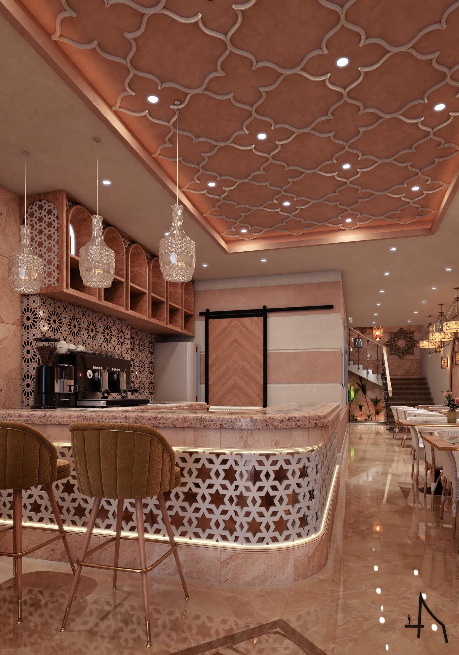 伊斯兰餐厅丨阿联酋迪拜丨Islamic star-17