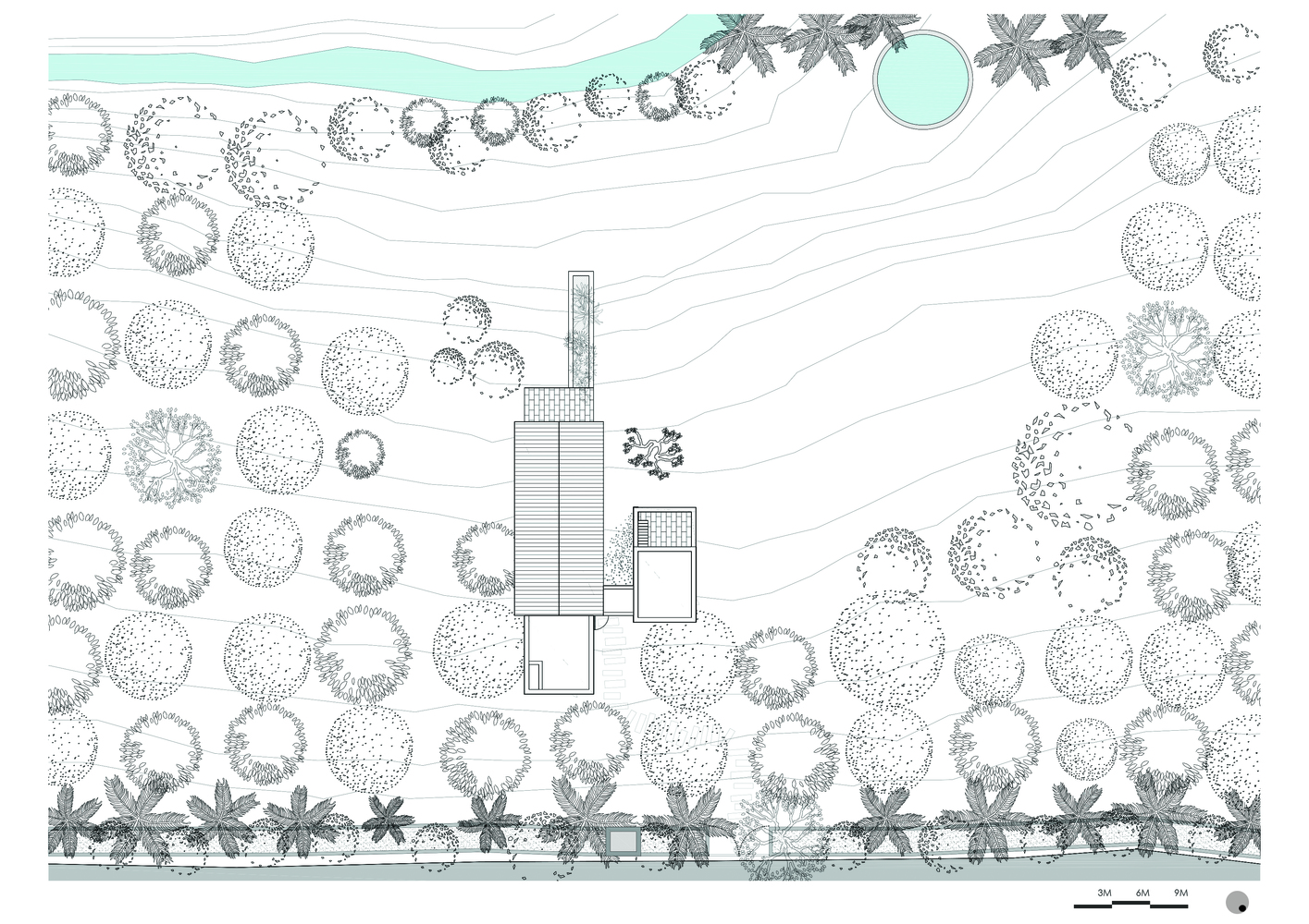 印度乡间绿意盎然的退休之家-36