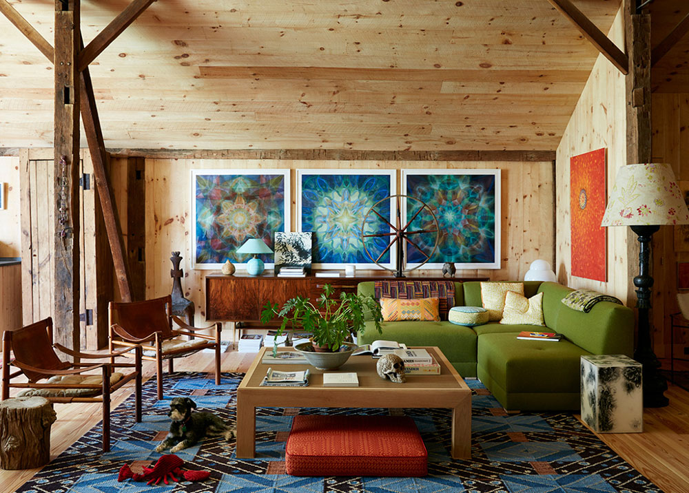 纽约州百年木屋的活力色彩设计-1