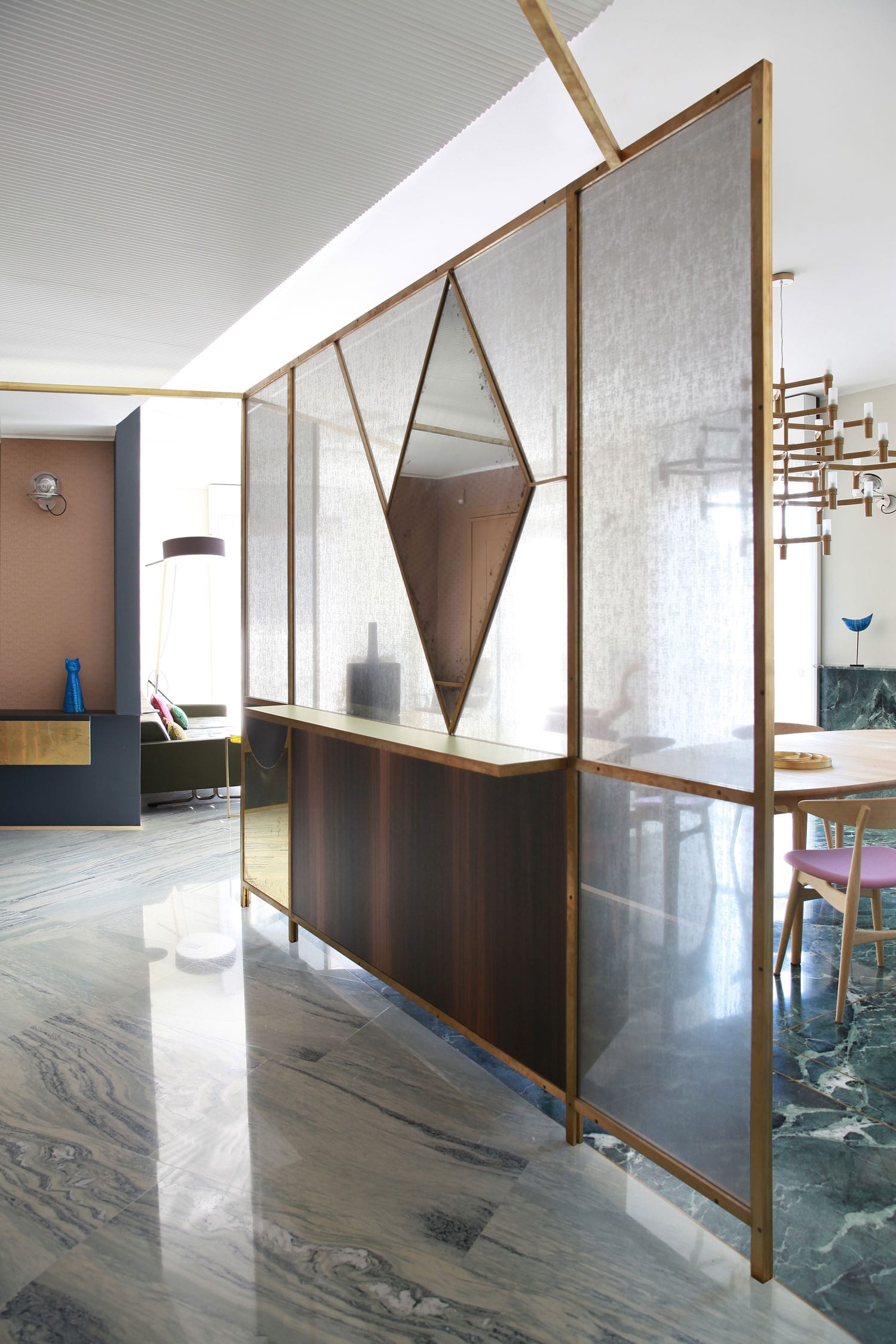 米兰公寓的复古奢华变身-22