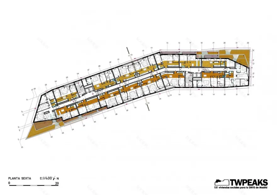 Twpeaks 社会住房丨西班牙马德里丨MADhel 和 Marmolbravo-21