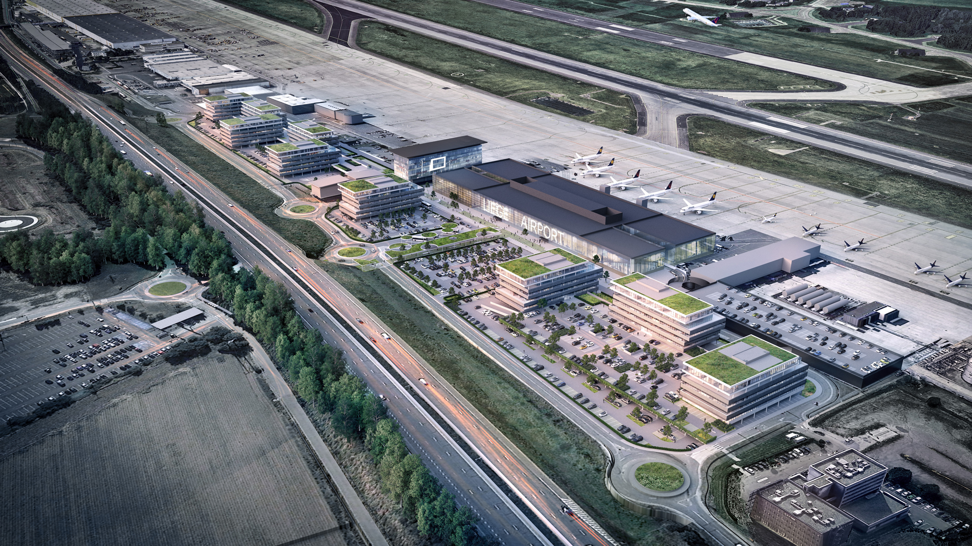 比利时列日机场概念设计-10