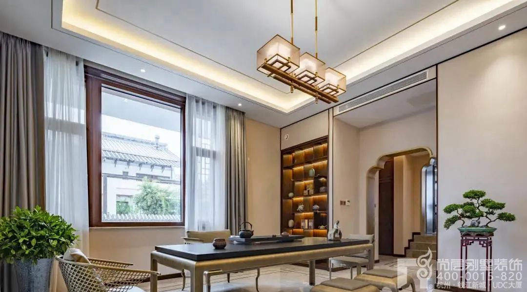 新中式别墅设计丨尚层别墅装饰-47