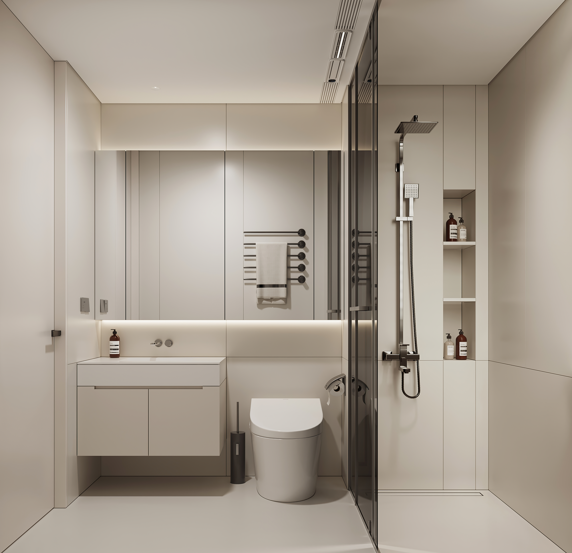 温州 170㎡极简平层丨中国温州丨魔戏空间设计-42