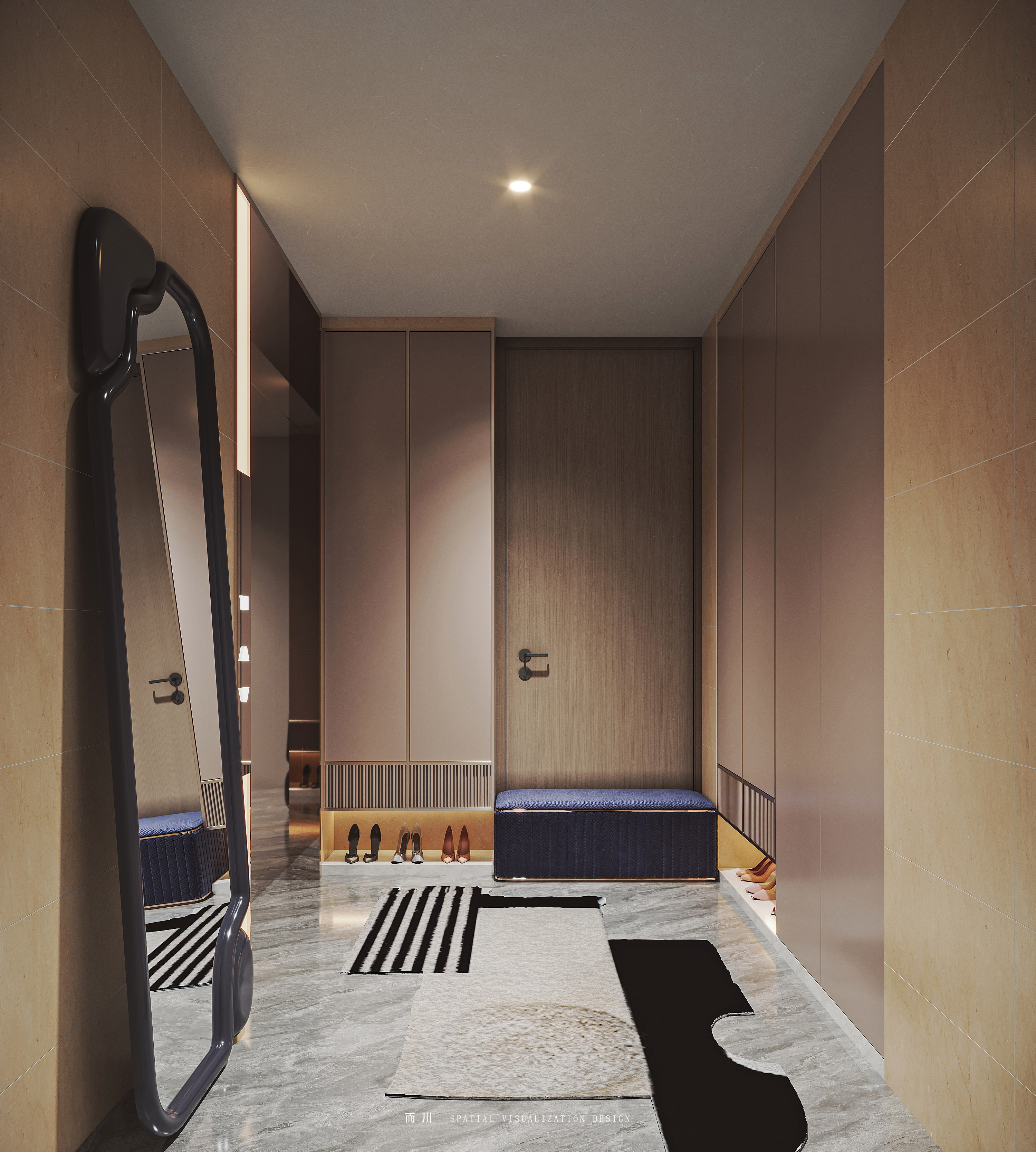 意式轻奢丨而川空间可视化工作室-19