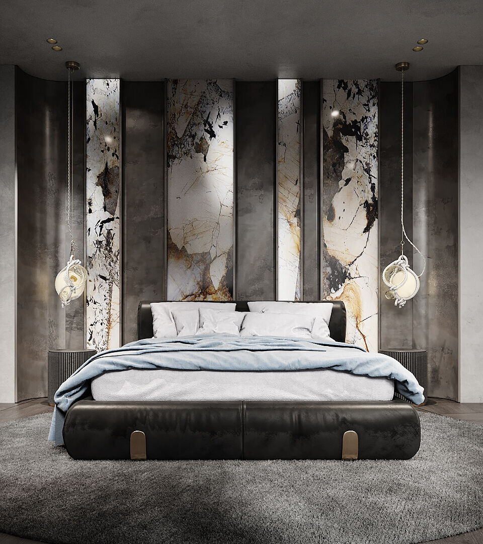 乌克兰极简黑公寓丨乌克兰基辅丨IQOSA-26