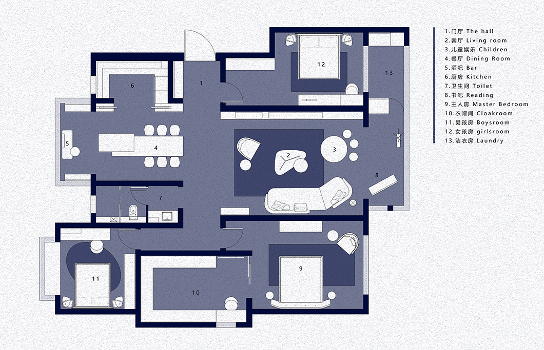 黑白格格丨中国山东丨b.n.b 本白空间建筑设计-74