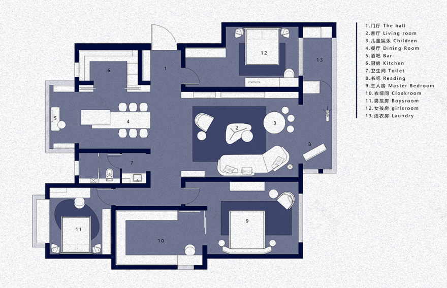 黑白格格丨中国山东丨b.n.b 本白空间建筑设计-74